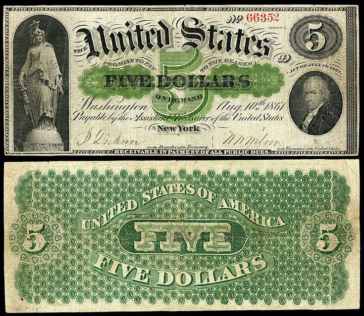 $5 United States Note (old)